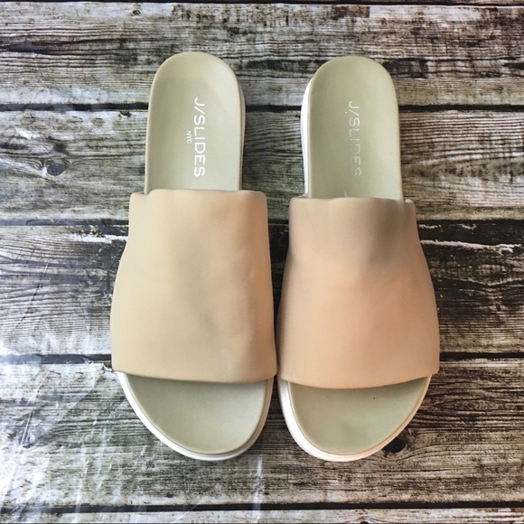 j slides platform sandals
